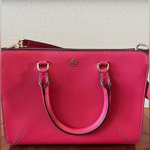 Tory Burch Hot Pink Square Purse
